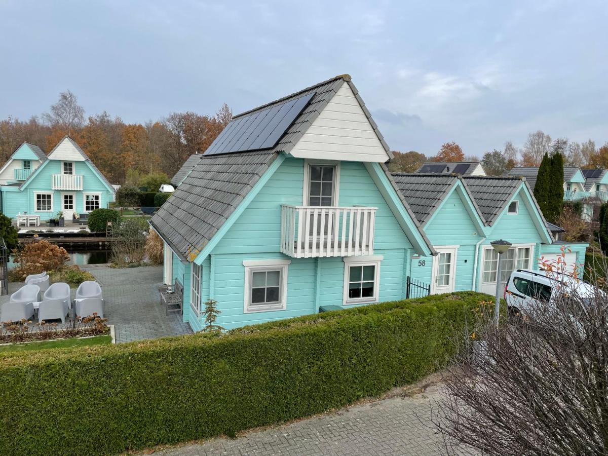Vrijstaande Luxe Finse Blokhut 2-6 Of 2-8 Pers Villa Kropswolde Exterior photo