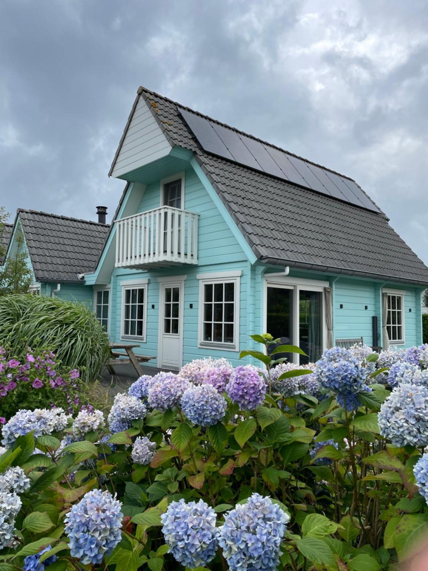 Vrijstaande Luxe Finse Blokhut 2-6 Of 2-8 Pers Villa Kropswolde Exterior photo